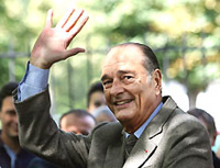 Le président Jacques Chirac entame mercredi une tournée au Brésil et au Chili pour promouvoir les échanges entre les entreprises françaises et celles de ces deux pays d’Amérique latine.(Photo : AFP)