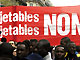 Manifestation du le 29 avril 2006 à Paris, à l'appel du collectif «Uni(e)s contre une immigration jetable». 

		(Photo: AFP)