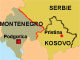 Privée du Monténégro, la Serbie va devoir réfléchir à son avenir. 

		(Carte : RFI)