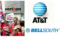 AT&T, Verizon et BellSouth : les trois principaux opérateurs téléphoniques qui ont accepté de collaborer avec l'agence de sécurité NSA.(Photo : AFP)