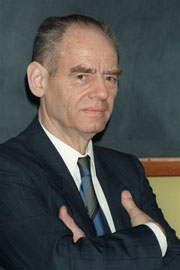 Pierre Pellerin en 1986, fondateur et directeur jusqu'en 1993 du Service central de protection contre les rayonnements ionisants (SCPRI).(Photo : AFP)