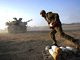 L'artillerie israélienne se positionne dans le kibboutz de Nahal 0z. 

		(Photo: AFP)