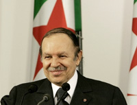 Abdelaziz Bouteflika, 71 ans, a été élu une première fois en 1999, puis en 2004. 
(Photo : AFP)