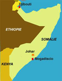 Carte de la Somalie. &#13;&#10;&#13;&#10;&#9;&#9;(Cartographie: Marc Verney/RFI)