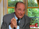 Jacques Chirac répondait du palais de l'Elysée aux questions d'Arlette Chabot le 26 juin sur France 2.  

		(Photo : AFP)