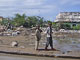 Mogadiscio, le chaos. 

		(Photo : Olivier  Rogez / RFI)