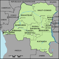 Carte des provinces de la République démocratique du Congo. <br /><a href="http://www.rfi.fr/actufr/articles/079/article_45062.asp" target="_blank">Cliquez pour agrandir.</a> 

		(Carte : Geoatlas)