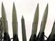 Au Memorial de la guerre de Corée (Séoul), des missiles nord et sud-coréens. 

		(Photo : AFP)