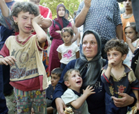La ville de Saïda fait face à un afflux de réfugiés venant principalement de Tyr, située plus au sud. 

		(Photo : AFP)