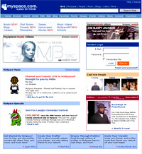Le site MySpace compte actuellement quelque 90 millions de membres à travers le monde et affirme en accueillir 250&nbsp;000 chaque jour. 

		(Source : <a href="http://www.myspace.com" target="_blank">www.myspace.com</a>)