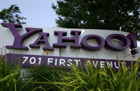 Le siège social de Yahoo! à Sunnyvale en Californie. L'action du portail américain a chuté de plus de 20% et a atteint son plus bas niveau depuis deux ans. 

		(Photo : AFP)
