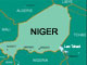 Le Niger. 

		(Carte : RFI)