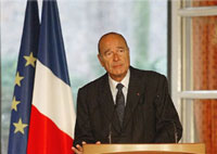 Jacques Chirac: «La France est prête à assurer le commandement de la Force» 

		(Photo: Elysée)