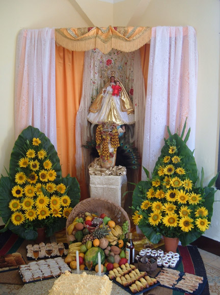 Autel dédié à Oshun, vierge de la charité. &#13;&#10;&#13;&#10;&#9;&#9;(Photo : Natalia De Rio)