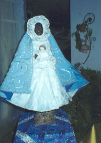 La vierge de Regla représente l'orisha Yemaya. &#13;&#10;&#13;&#10;&#9;&#9;(Photo : Natalia De Rio)