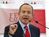 La confirmation de l'élection de Felipe Calderon a lieu dans un climat de très vive contestation. 

		(Photo : AFP)