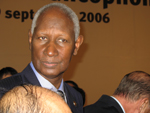 Abdou Diouf. &#13;&#10;&#13;&#10;&#9;&#9;(Photo : Valérie Gas/RFI)