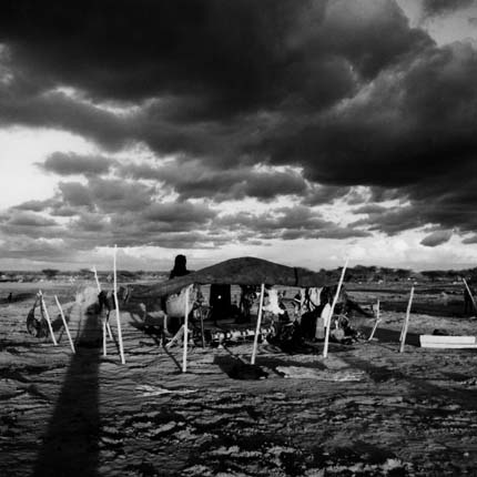 Campement touareg avant l’orage, au Niger. 1975 &#13;&#10;&#13;&#10;&#9;&#9; ©IRD/Edmond Bernus