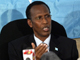 Au cours d'une conférence de presse à Nairobi&nbsp;lundi, le Premier ministre somalien Ali Mohamed Gedi a&nbsp;qualifié la prise de Kismayo par les islamistes&nbsp;de «<em>contraire aux accords de paix»</em> des 23 juin et 4 septembre&nbsp;2006, signés&nbsp;entre le gouvernement somalien et les islamistes. 

		(Photo : AFP)