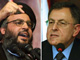 Hassan Nasrallah (à g.) et Fouad Siniora. 

		(Photo: AFP)