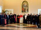 Le pape Benoît XVI a reçu lundi 25 septembre au Palais de Castel Gandolfo une vingtaine d’ambassadeurs de pays dont la population est majoritairement musulmane. 

		(Photo : AFP)