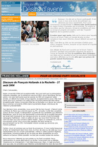 Blog de Ségolène Royal et site de François Hollande. &#13;&#10;&#13;&#10;&#9;&#9;(Image : RFI)