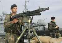 Au total, près de 10 000 soldats allemands seront bientôt engagés dans les opérations de maintien de la paix au Liban. 

		(Photo : AFP)