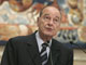 Le président Jacques Chirac, mardi 10 octobre, lors du Conseil économique et social&nbsp;:<b> </b>«<i>Il ne sera plus possible de modifier le code du travail sans que les partenaires sociaux aient été mis en mesure de négocier sur le contenu de la réforme engagée</i>». 

		(Photo : AFP)
