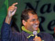 Le candidat de la gauche à l'élection présidentielle du 15 octobre prochain, Rafael Correa, sympathisant de Hugo Chavez, est en tête des sondages.  

		(Photo : AFP)