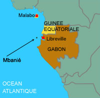 Depuis plus de trente ans, la Guinée équatoriale et le Gabon se disputent l'îlot de Mbanié. 

		DR
