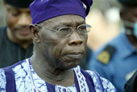 Selon le président nigérian Olusegun Obasanjo un génocide est en cours au Darfour.  

		(Photo : AFP)