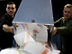 Ouverture des urnes, le 1er octobre, à Sarajevo.(Photo: AFP)