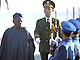 Arrivée du président nigérian Olusegun Obasanjo à Pékin, le 3 novembre 2006. 

		(Photo: AFP)