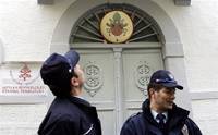 «<em>Il n'y aura pas d'incident</em>» a assuré le chef de la diplomatie turque, Abdullah Gül.
(Photo : AFP)