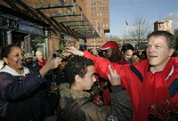L'Hollandais, Wouter Bos, tête de liste du Parti du travail (PVDA) &#13;&#10;&#13;&#10;&#9;&#9;(Photo : AFP)