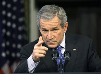 Dans une interview au <em>Washington Post</em>, le président&nbsp;George Bush a déclaré qu’en Irak, «<em>nous ne gagnons pas, nous ne perdons pas</em>». 

		(Photo : AFP)