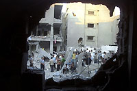 L’opération israélienne du 22 juillet 2002 contre le leader palestinien Salah Chéhadé a été menée par un F-16 qui a visé un quartier populaire de Gaza. 

		(Photo: AFP)