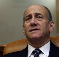 Le premier ministre israélien Ehud Olmert, le 24 décembre 2006 à Jérusalem. 

		(Photo: AFP)