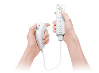 Une des innovations de la Wii : son joystick (manette) sensible aux mouvements. 

		(Source : Nintendo)