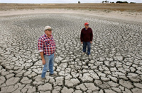 La sécheresse qui a frappé l'Australie en 2006 est la pire qu'ait connu ce continent déjà le plus sec du globe. 

		(Photo : AFP)