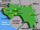 Carte de la Guinée. 

		(Carte : DK/RFI)