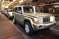Une chaîne de la firme Chrysler à Detroit. 

		(Photo : AFP)