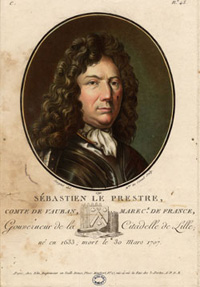 Vauban est le premier officier du Génie à recevoir, en 1703, le bâton de maréchal de France. 

		(Source : sites-vauban.org)