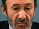 Le ministre de l'Intérieur espagnol, Alfredo Perez Rubalcaba. 

		(Photo : AFP)