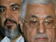 Khaled Mechaal (g) et Mahmoud Abbas. 

		(Photo : AFP)