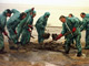 Le naufrage du pétrolier <em>Erika </em>en 1999 au large des côtes de la Bretagne (nord-ouest de la France) a provoqué une catastrophe écologique sans précédent en France. 

		(Photo : AFP)