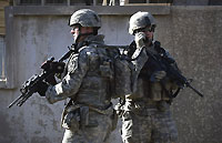Soldats américains en patrouille à Bagdad.(Photo : AFP)