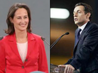 Duel Ségolène Royal, Nicolas Sarkozy au second tour. 

		(Photos : AFP)