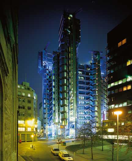 Lloyd's building à Londres. (Photo : Richard Bryant/ Richard Rogers Partnership)