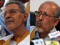 Ahmed Ould Daddah et Sidi Ould Cheikh Abdallahi. Dans le camp des candidats de second tour, on fait les comptes. &#13;&#10;&#13;&#10;&#9;&#9;(Photos: AFP)